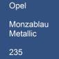 Preview: Opel, Monzablau Metallic, 235.